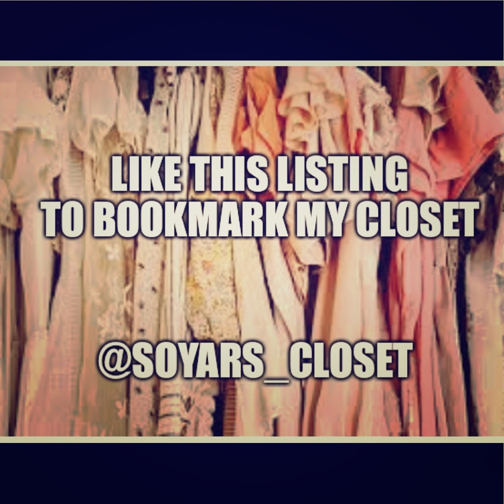 Welcome to my closet!
